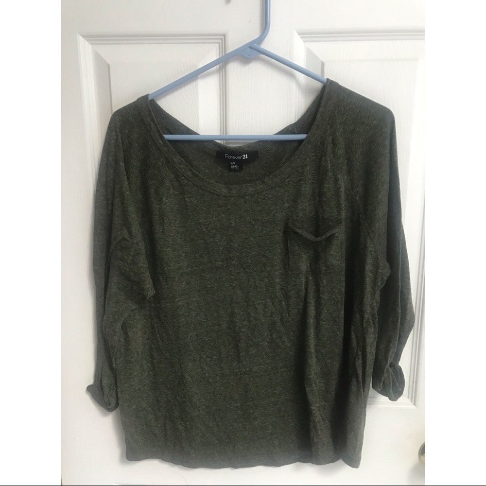 Olive green long sleeve